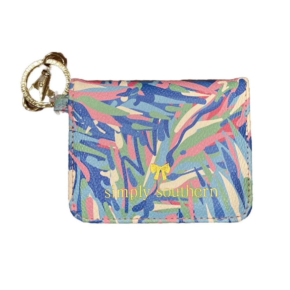 Simply Southern Tropical Wristlet/ID Holder With Snap NEW